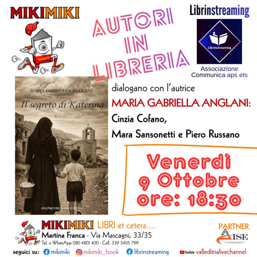 AUTORI IN LIBRERIA - Maria Gabriella Anglani