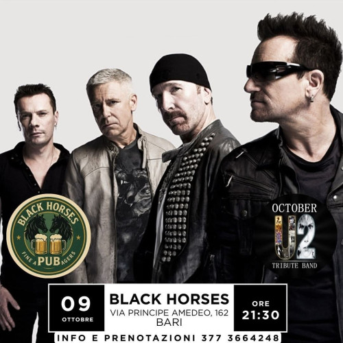 OCTOBER tributo agli U2 live a Bari