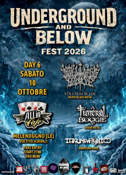 UNDERGROUND AND BELOW FEST 2026 - Day 6