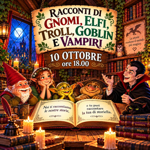 RACCONTI DI GNOMI, ELFI, TROLL, GOBLIN E VAMPIRI (Lettura Animata)