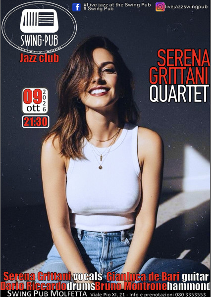 Live jazz - Serena Grittani quartet