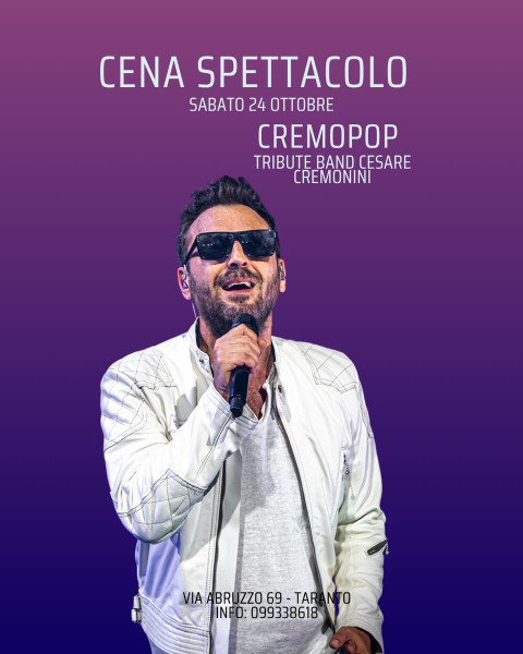 Cremopop - Tributo a Cesare Cremonini on Saturday Live