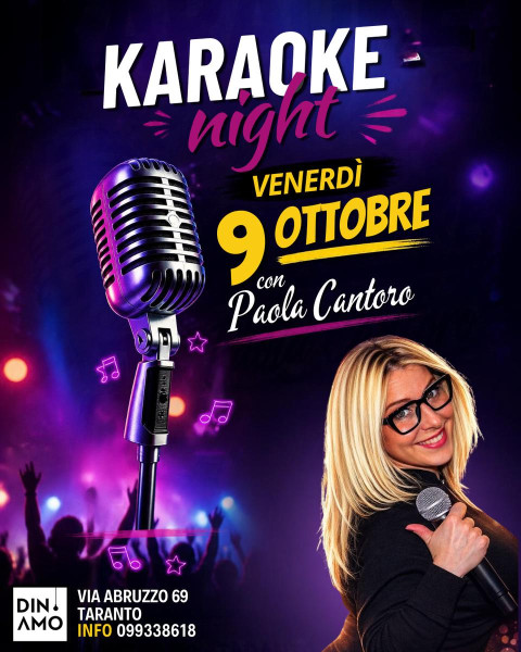 Karaoke Night con Paola Cantoro