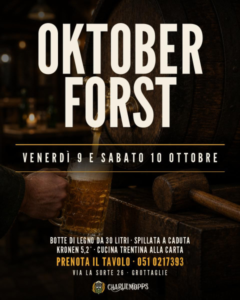 Oktober Forst al Charlie Mopps Grottaglie