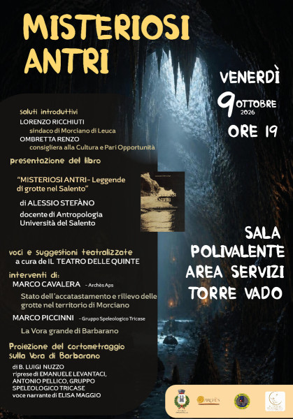 Misteriosi Antri. Leggende di grotte nel Salento