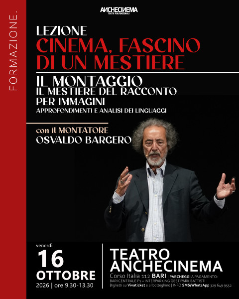 Lezione "Cinema, fascino di un mestiere" con Osvaldo Bargero
