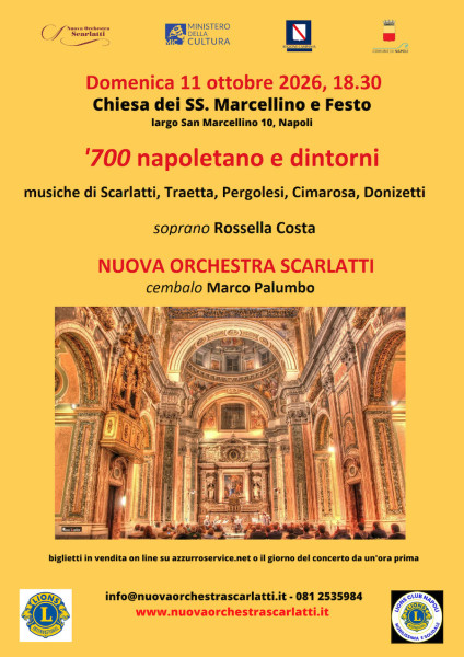 ’700 napoletano e dintorni – Nuova Orchestra Scarlatti, Gaetano Russo, Rossella Costa