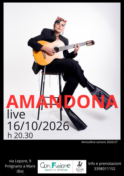 AMANDONA LIVE  -  atmosfere sonore di ottobre