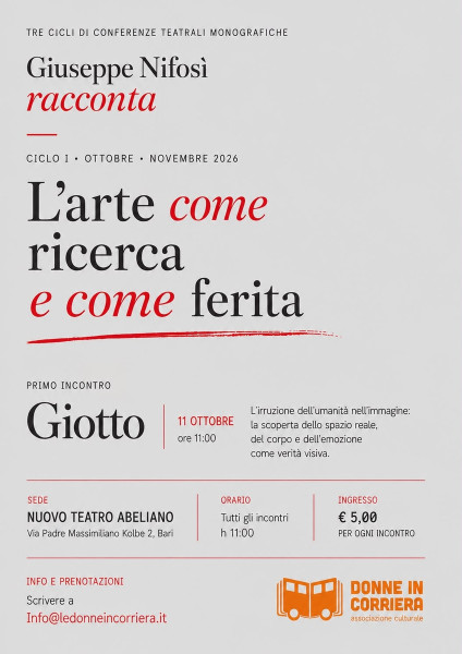 Giuseppe Nifosì racconta, 1^ incontro, Giotto