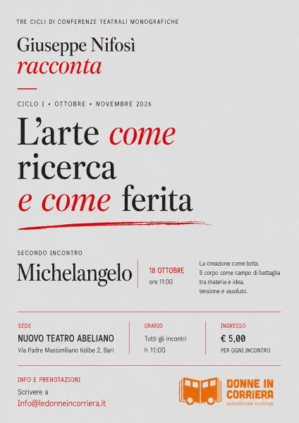 Giuseppe Nifosì racconta, 2^ incontro, Michelangelo