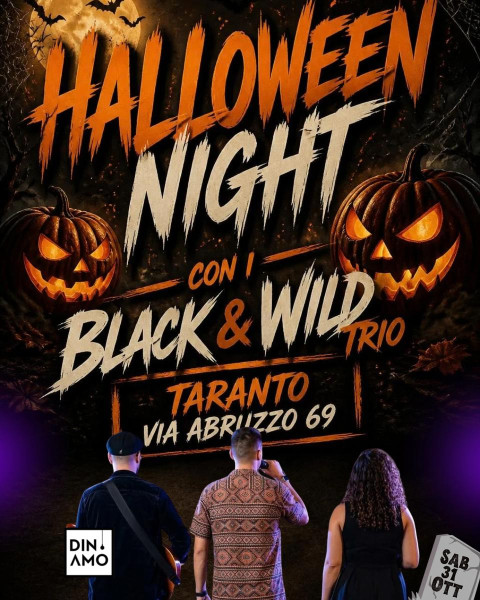 Halloween Night con Black&Wild Trio