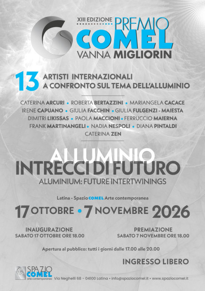 Premio COMEL: Alluminio, Intrecci di Futuro