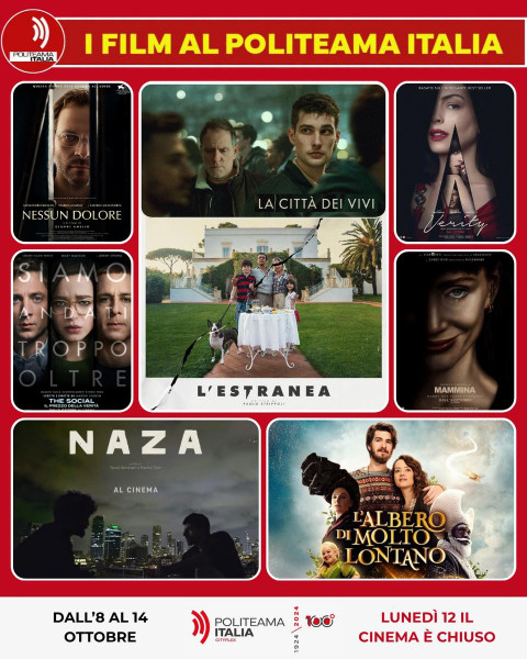 L'estranea, Naza, The social, Mammina e altri film