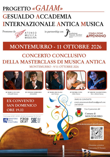 GAIAM – Gesualdo Accademia Internazionale Antica Musica