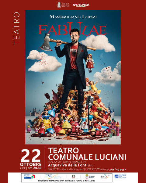 Fabulae | Un monologo sulla dis-parità di genere | di e con Massimiliano Loizzi