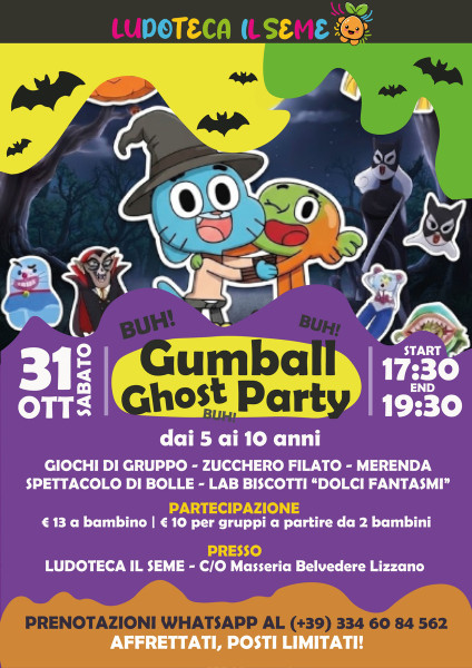 Gumball ghost party