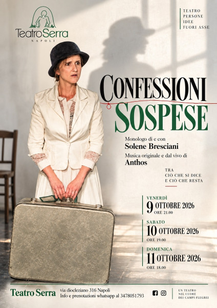Al Serra debutta "Confessioni sospese" di Solène Bresciani