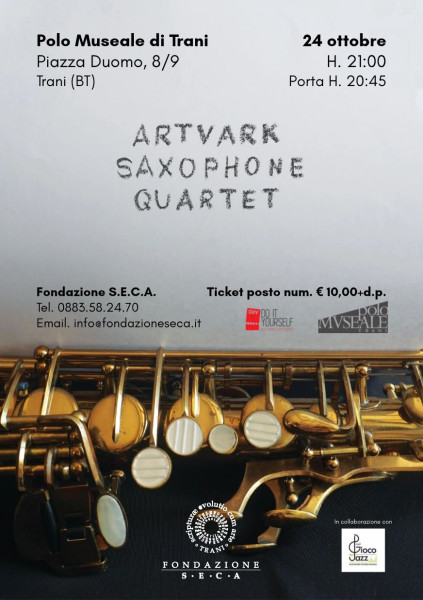 Artvark Saxophone Quartet – Il Ritmo in Movimento
