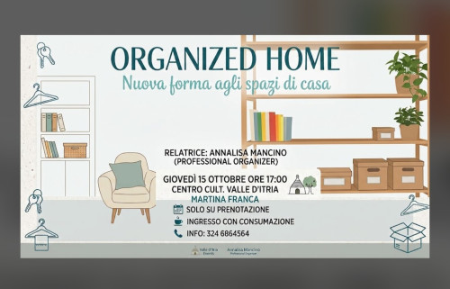 Organized Home. Nuova forma agli spazi di casa.