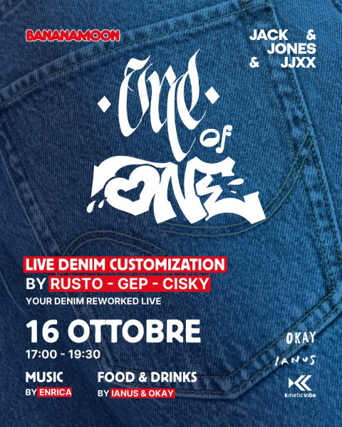 One of One: il denim diventa arte con Rusto, Gep e Cisky
