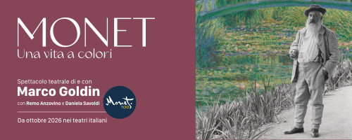 Monet. Una vita a colori  spettacolo teatrale di e con Marco Goldin