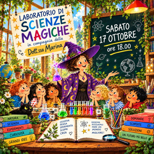 LABORATORIO DI SCIENZE MAGICHE con la Dott.ssa Marina