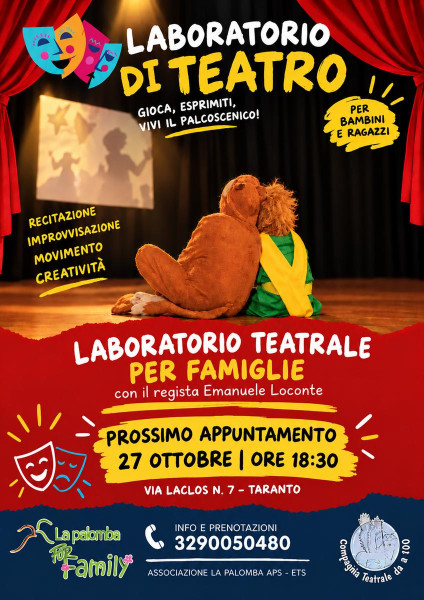 "C'era una volta" laboratorio Teatrale per famiglie