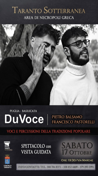 Visita guidata alla Necropoli e performance DuVoce