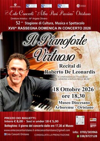 Il pianoforte virtuoso – Roberto De Leonardis