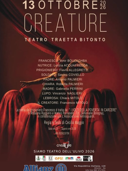 Spettacolo teatrale: Creature
