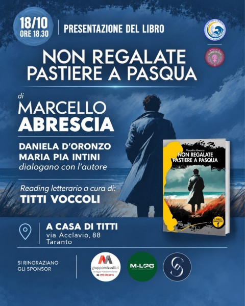 Presentazione del libro "Non regalate pastiere a Pasqua" di Marcello Abrescia
