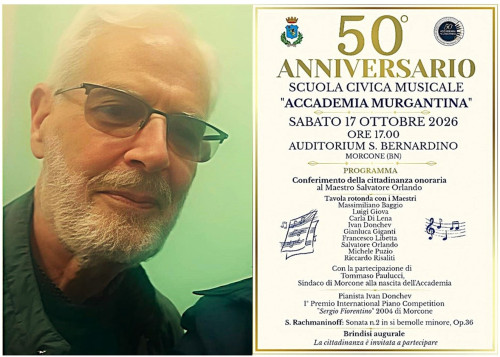 COMUNE DI MORCONE Cittadinanza Onoraria a Salvatore Orlando