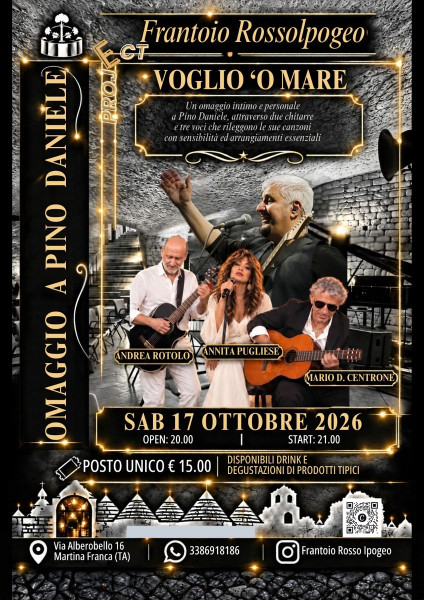 Voglio 'o mare - Omaggio a Pino Daniele