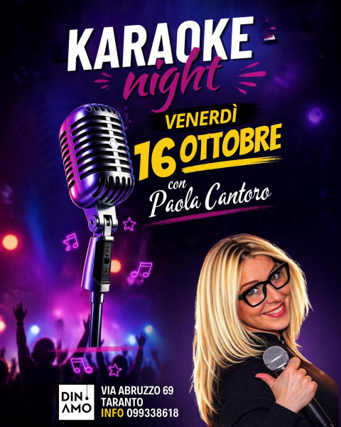 Karaoke Night con Paola Cantoro