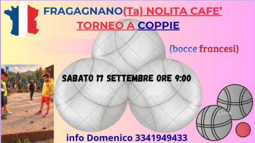 Torneo di Petanque a coppie