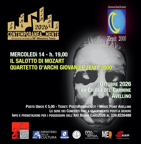 Il salotto di Mozart – Quartetto d’Archi Giovanile Zenit 2000