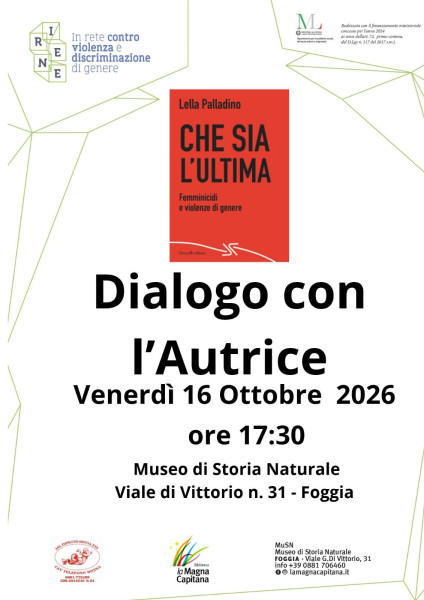 “Che sia l’ultima”. Lella Palladino dialoga con Annalisa Graziano su femminicidi e violenza di genere