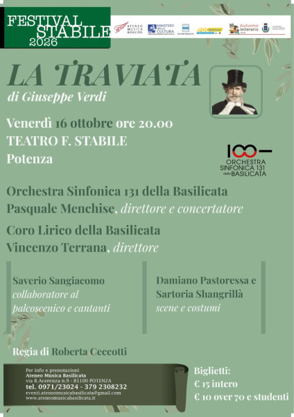 La traviata di Giuseppe Verdi con Pasquale Menchise