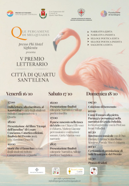 Premio Letterario Città di Quartu Sant’Elena