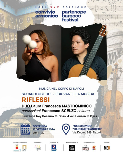 Convivio Armonico – Partenope Barocco Festival: Riflessi con Laura Francesca Mastrominico e Francesco Scelzo