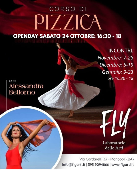 Lezione gratuita di Pizzica Salentina a Monopoli!