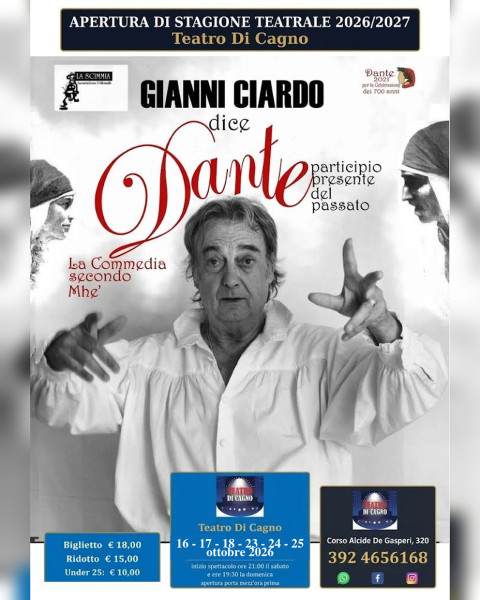 Dante: participio presente del passato di Gianni Ciardo
