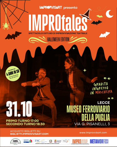 ImproTales  spettacolo diffuso di improvvisazione teatrale Halloween Edition