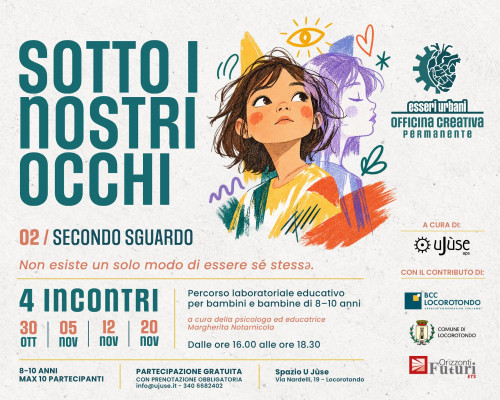 SOTTO I NOSTRI OCCHI. Secondo sguardo: educare a nuovi immaginari