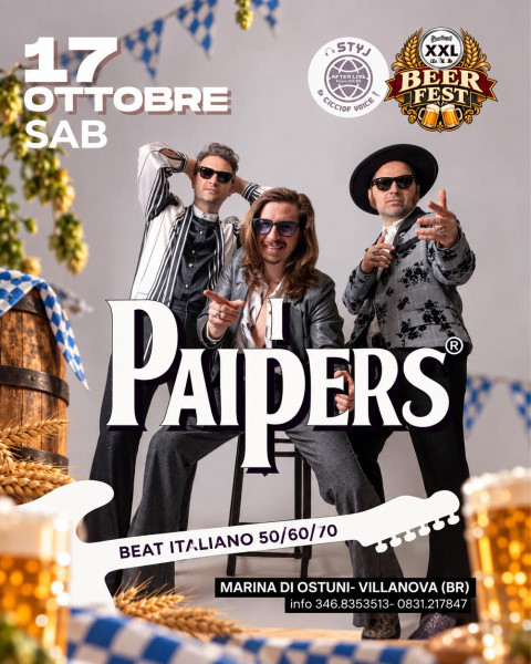 I PAIPERS LIVE  XXL BEER FEST