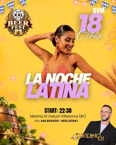 LA NOCHE LATINA  XXL BEER FEST