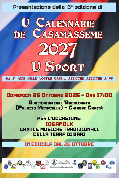 Presentazione Calendario di Casamassima 2027
