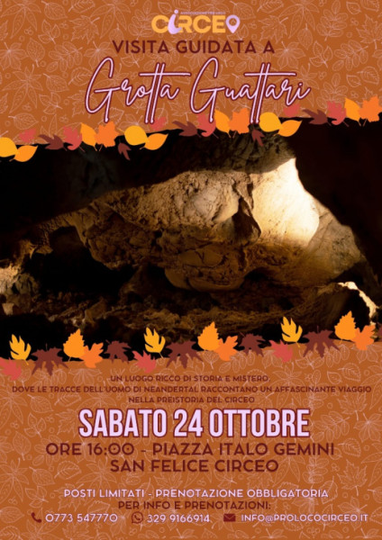Visita guidata alla Grotta Guattari