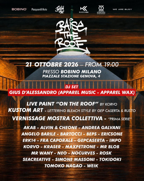 Raise the Roof: la prima mostra collettiva di Bobino Gallery