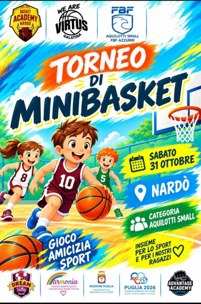QUADRANGOLARE DI BASKET ACADEMY Sport salute inclusione e valorizzazione del territorio.